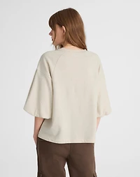 Puff-Sleeve Sweatshirt Tee | Madewell