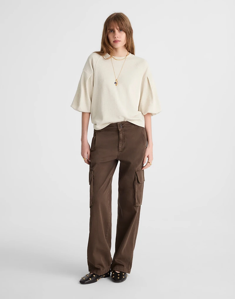 Puff-Sleeve Sweatshirt Tee | Madewell