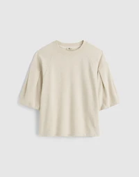 Puff-Sleeve Sweatshirt Tee | Madewell