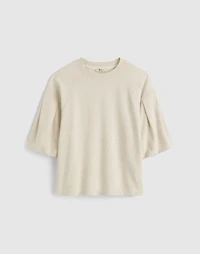 Puff-Sleeve Sweatshirt Tee | Madewell