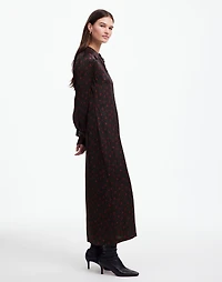 Button-Front Midi Shirtdress Floral | Madewell