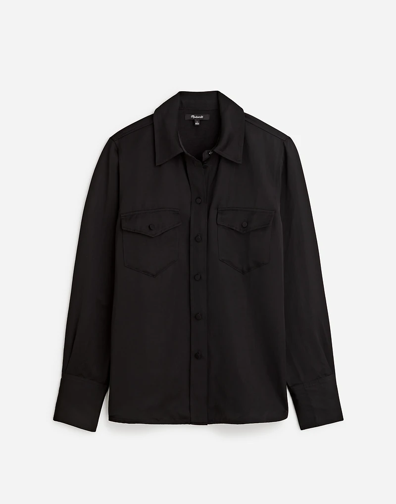 Western Shirt Linen Blend | Madewell