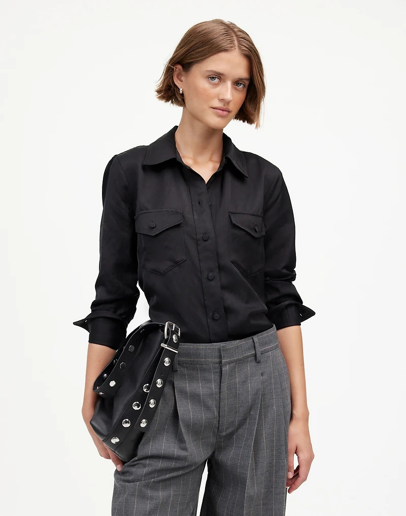 Western Shirt Linen Blend | Madewell