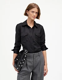 Western Shirt Linen Blend | Madewell