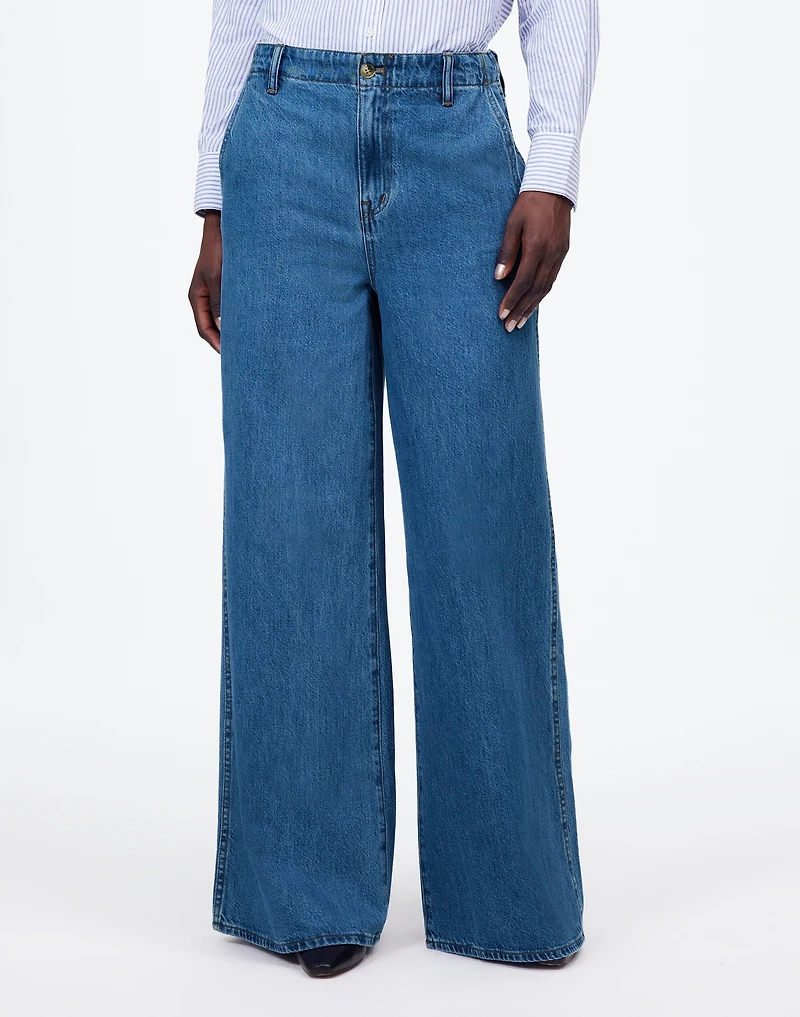 Wide Sweep Denim Trousers | Madewell