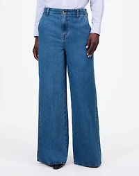 Wide Sweep Denim Trousers | Madewell