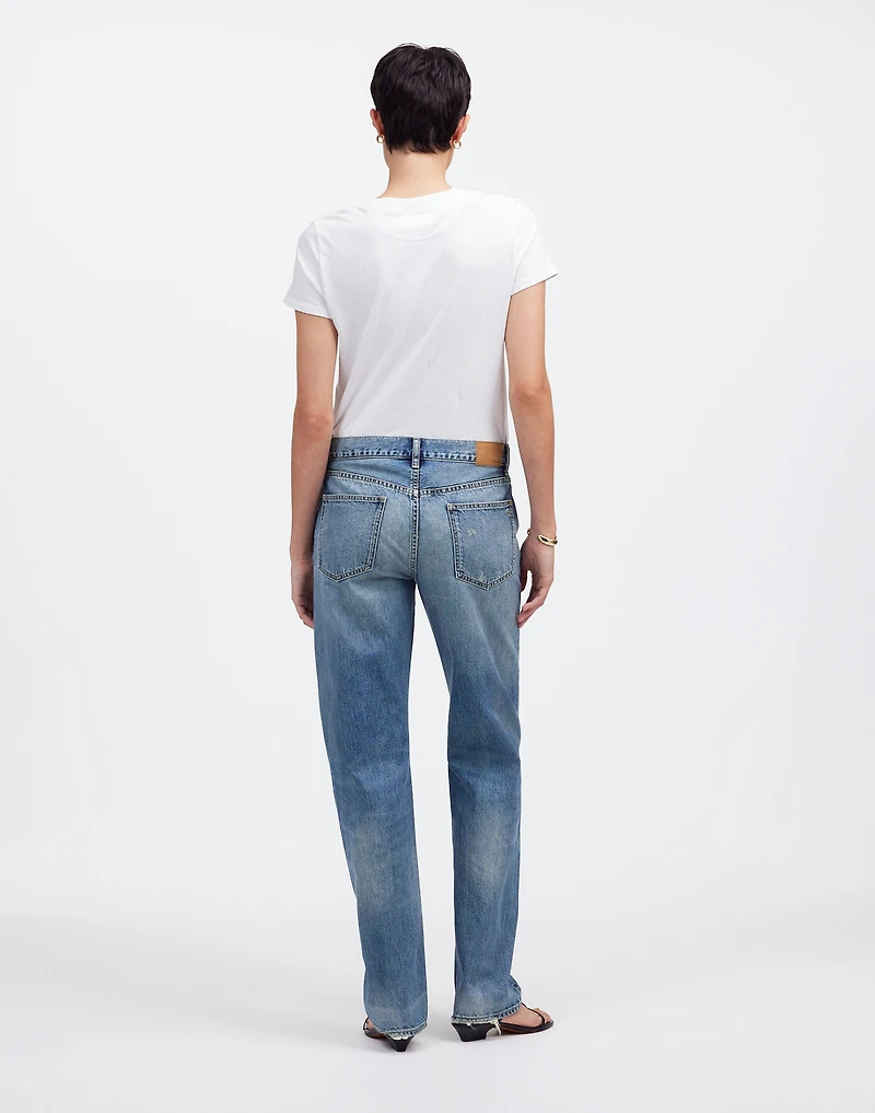 Madewell x Kaihara Denim Dean Easy Straight Jean in Greenburg Wash | Madewell