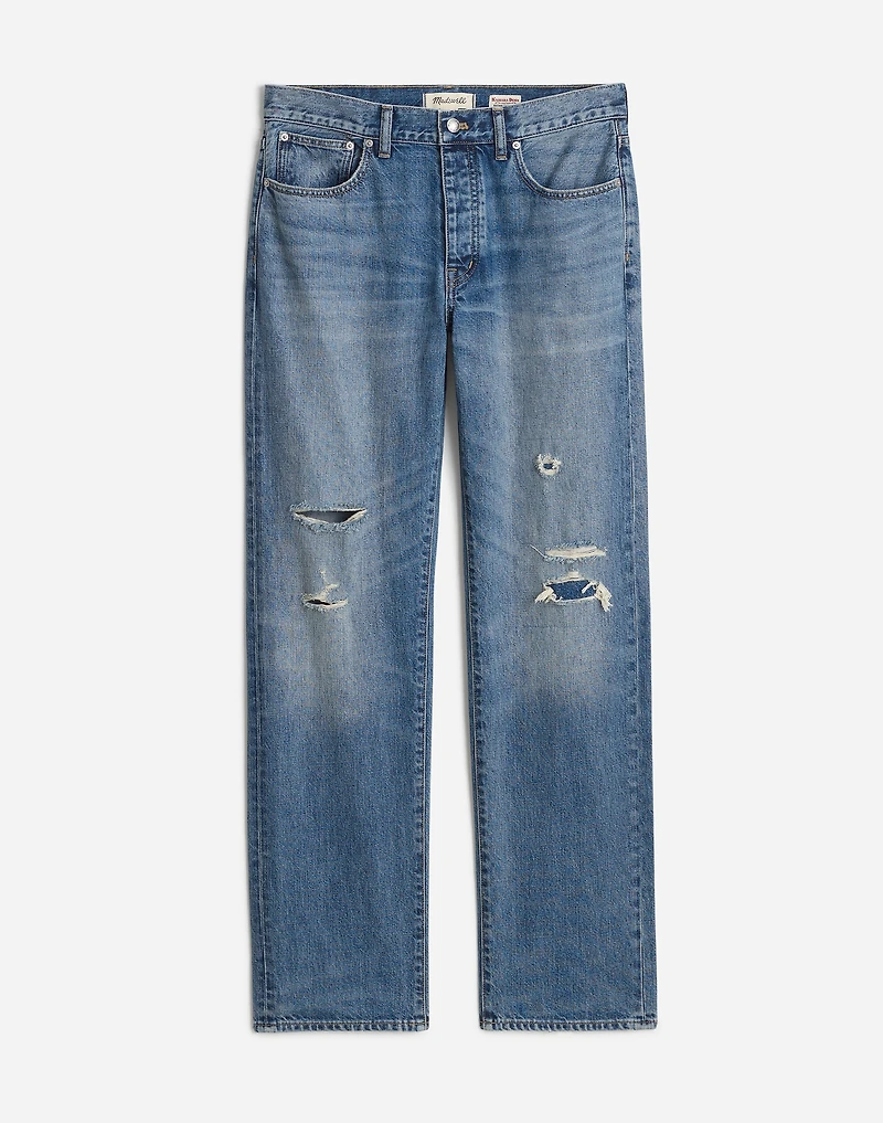 Madewell x Kaihara Denim Dean Easy Straight Jean Greenburg Wash |