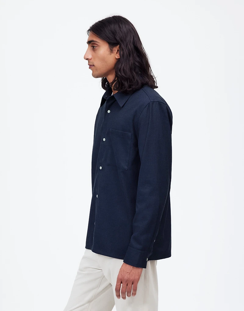 Twill Easy Long-Sleeve Shirt | Madewell