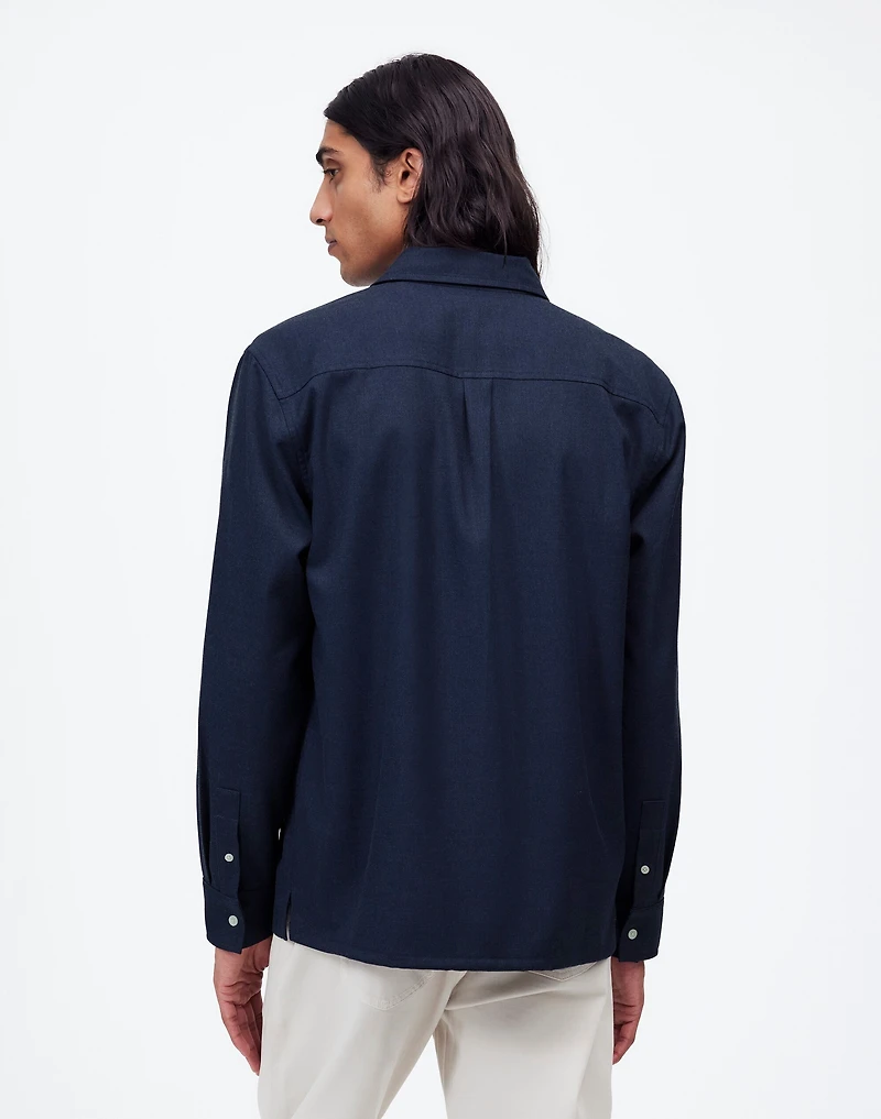 Twill Easy Long-Sleeve Shirt | Madewell