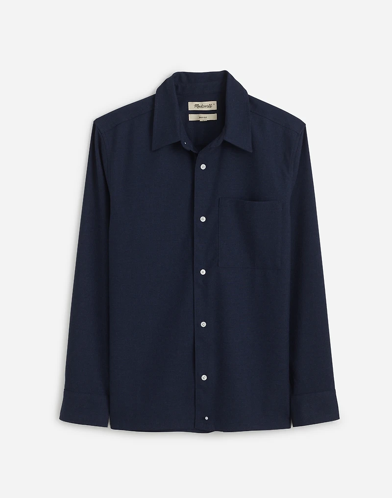 Twill Easy Long-Sleeve Shirt | Madewell