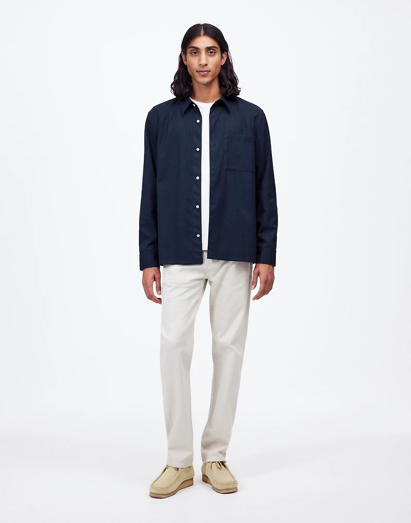 Twill Easy Long-Sleeve Shirt | Madewell