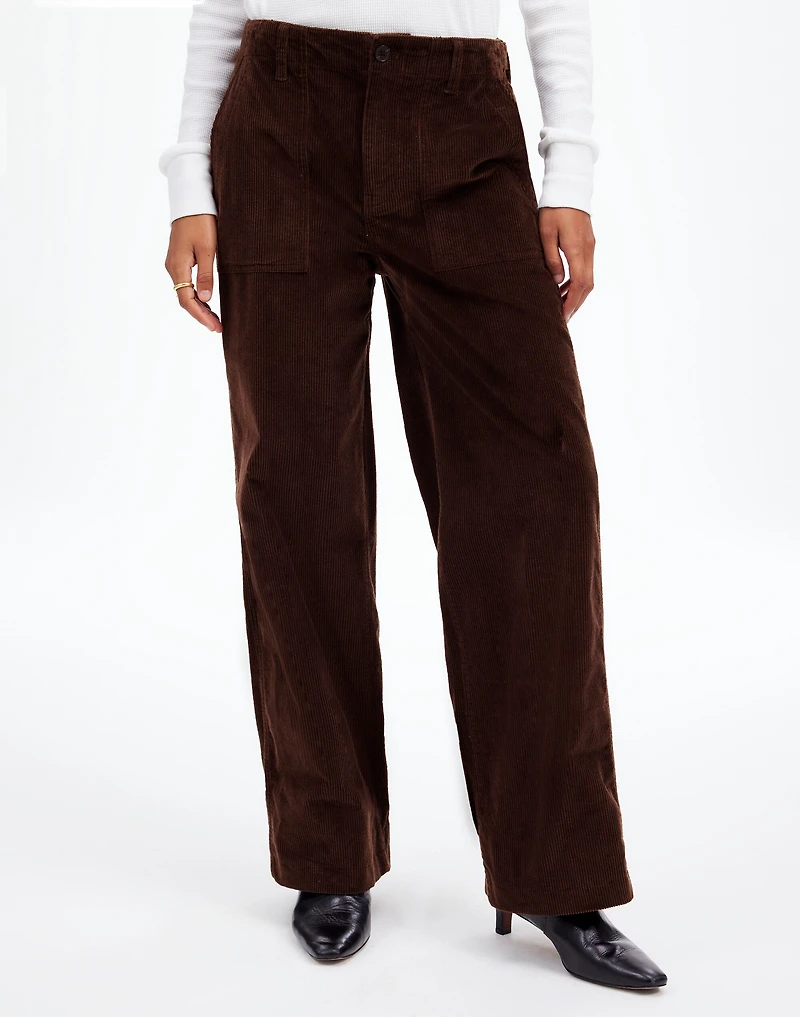 Low-Slung Baggy Utility Pants Corduroy | Madewell