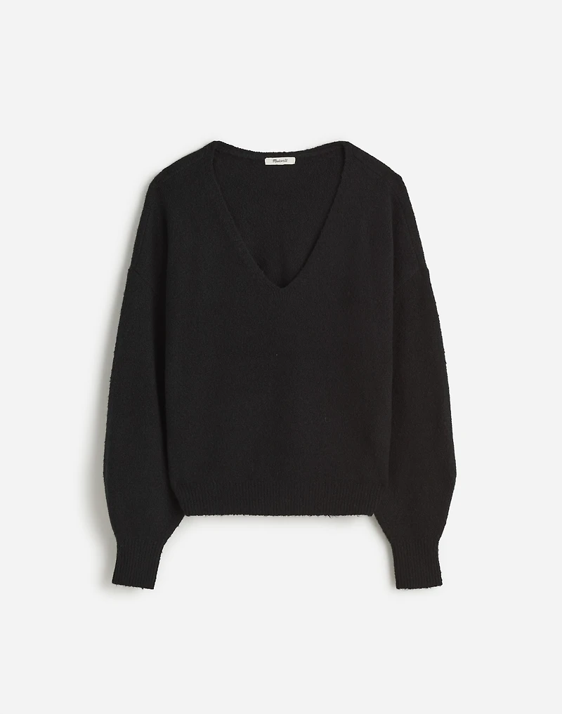 Wedged V-Neck Sweater | Madewell