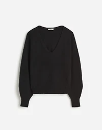 Wedged V-Neck Sweater | Madewell