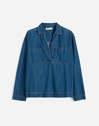 Denim Popover Tunic Shirt Ector Wash | Madewell
