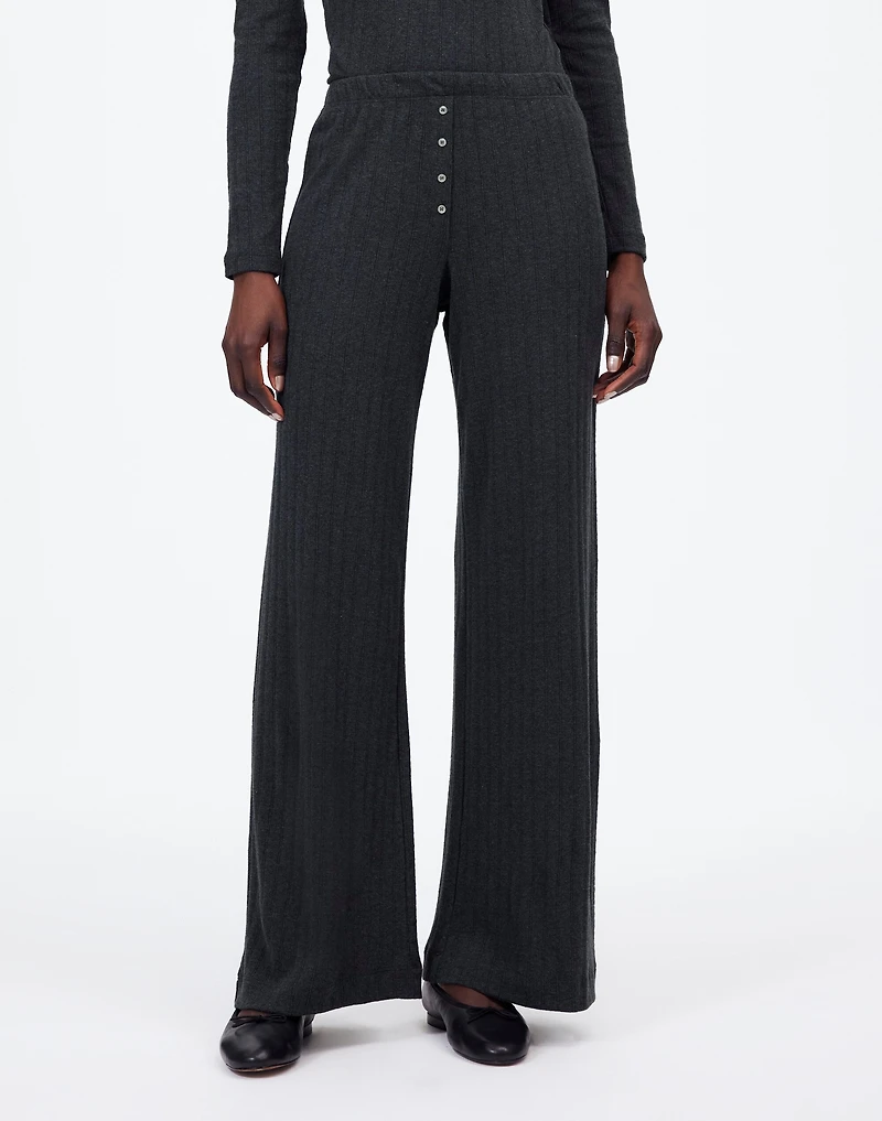 Madewell x LESET Pointelle Perfect Tee & Pant Set |