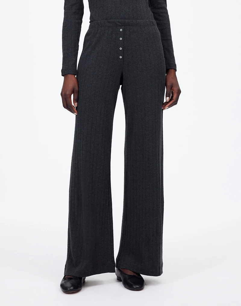 Madewell x LESET Pointelle Perfect Tee & Pant Set |