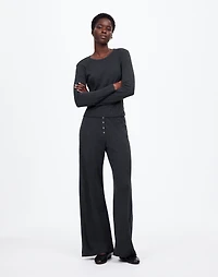 Madewell x LESET Pointelle Perfect Tee & Pant Set |