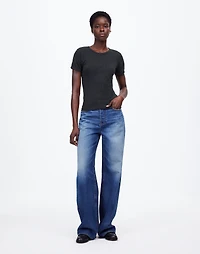 LESET Pointelle Slim-Fit Tee | Madewell