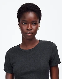 LESET Pointelle Slim-Fit Tee | Madewell