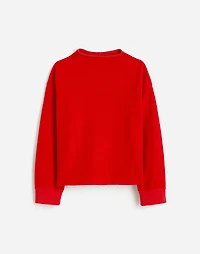 Long-Sleeve Funnel-Neck Sweatshirt | Madewell