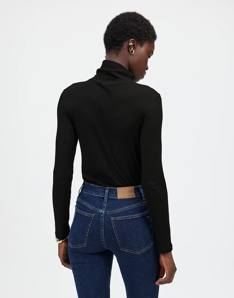 Ribbed Turtleneck Long-Sleeve Tee | Madewell