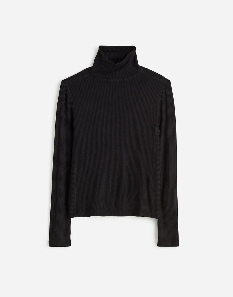 Ribbed Turtleneck Long-Sleeve Tee | Madewell