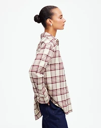 Relaxed Straight-Hem Button-Up Shirt Plaid | Madewell