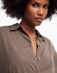 Relaxed Dolman Button-Up Shirt | Madewell