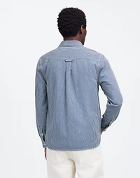 Indigo-Dyed Shirt in Engineer Stripe | Madewell