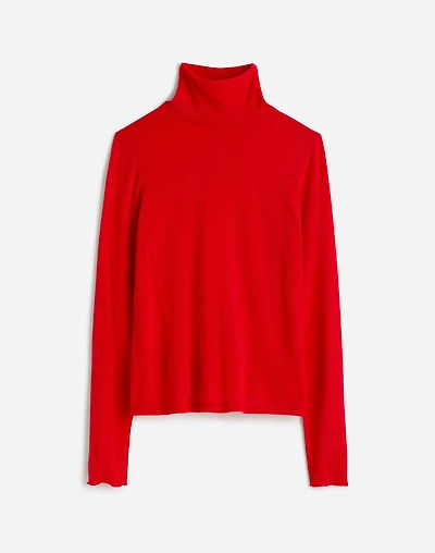 Wool-Blend Turtleneck Long-Sleeve Tee | Madewell