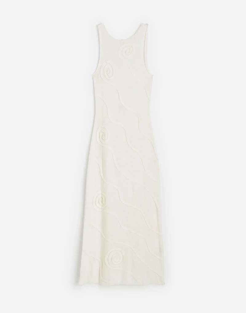 Zulu & Zephyr Shea Organic Cotton Swirl Knit Dress | Madewell
