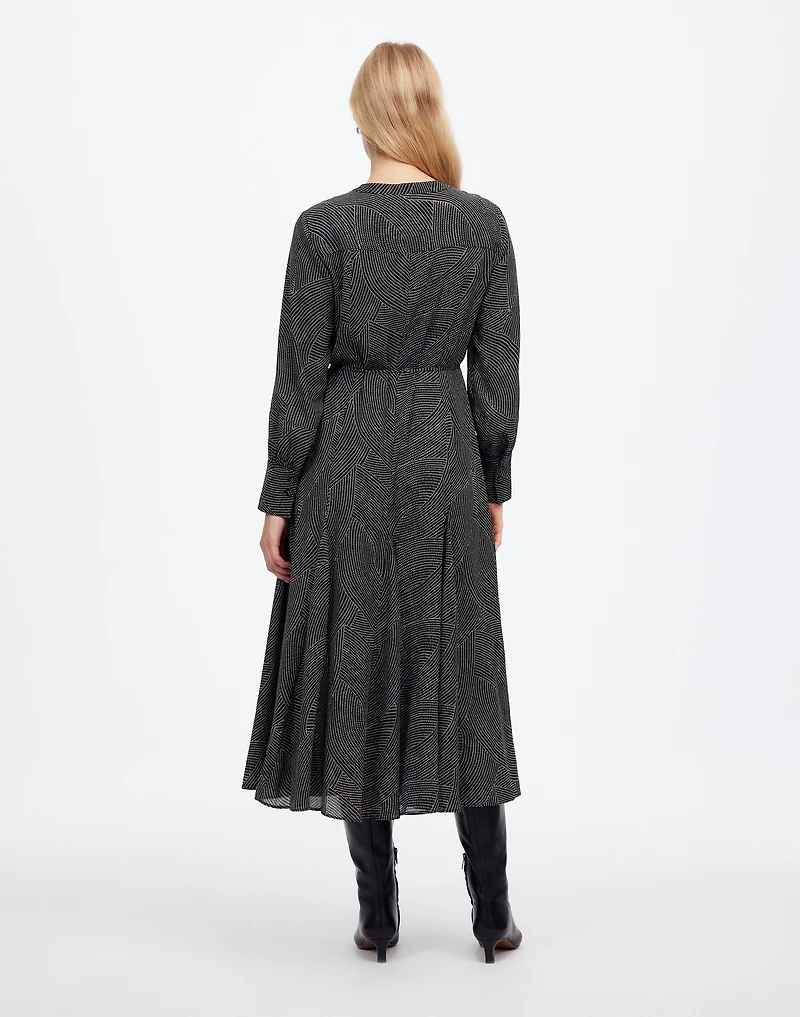 Tie-Waist Midi Dress in Dot | Madewell