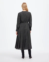 Tie-Waist Midi Dress in Dot | Madewell