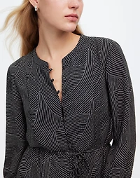 Tie-Waist Midi Dress in Dot | Madewell