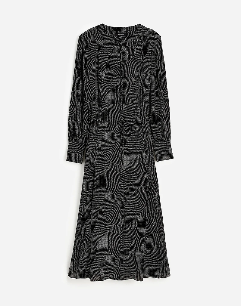 Tie-Waist Midi Dress in Dot | Madewell