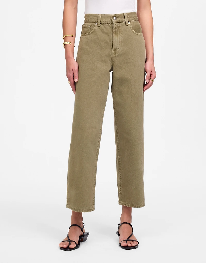 The Perfect Vintage Wide-Leg Crop Jean in Garment Dye | Madewell
