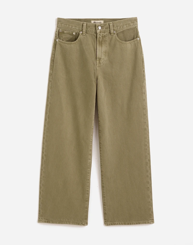 The Perfect Vintage Wide-Leg Crop Jean in Garment Dye | Madewell