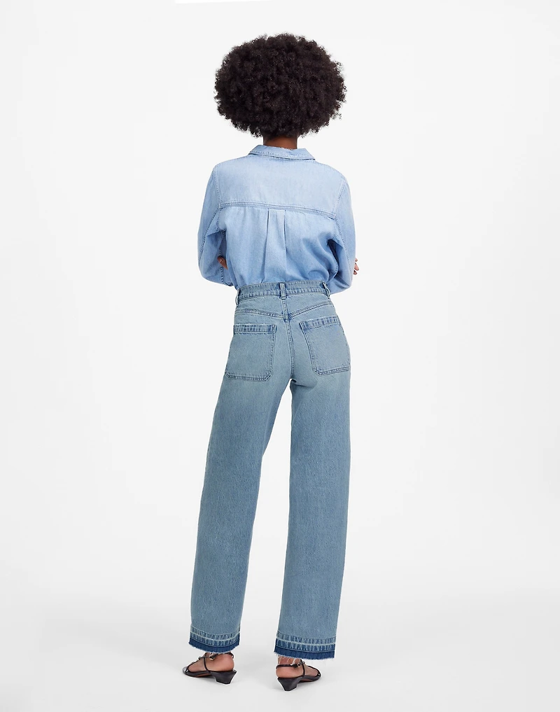 Emmett Wide-Leg Jean: Let Down Hem Edition | Madewell