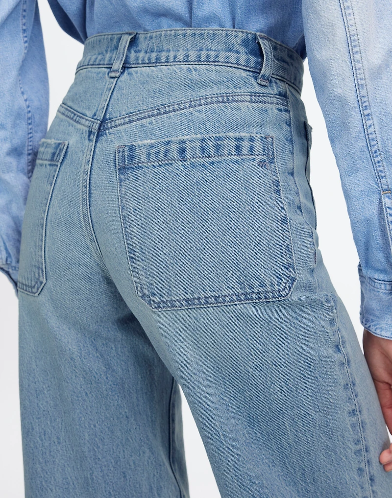 Emmett Wide-Leg Jean: Let Down Hem Edition | Madewell