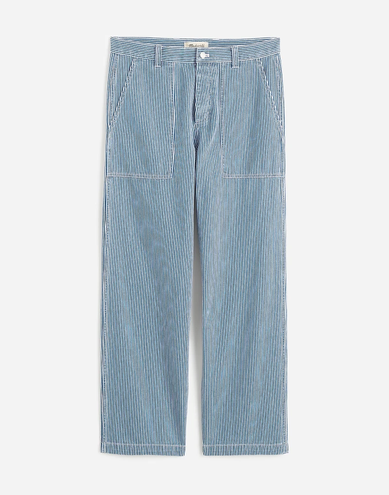 Baggy Surplus Pants Indigo Engineer Stripe | Madewell