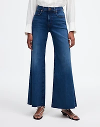Flared Wide-Leg Crop Jeans | Madewell