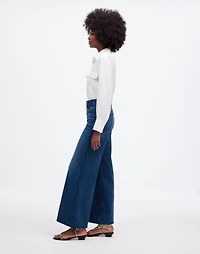 Flared Wide-Leg Crop Jeans | Madewell