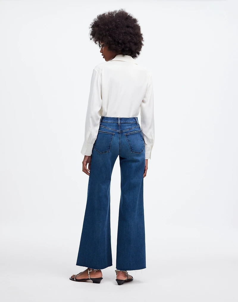 Flared Wide-Leg Crop Jeans | Madewell