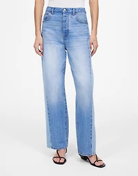 Pieced Barrel-Leg Jeans | Madewell