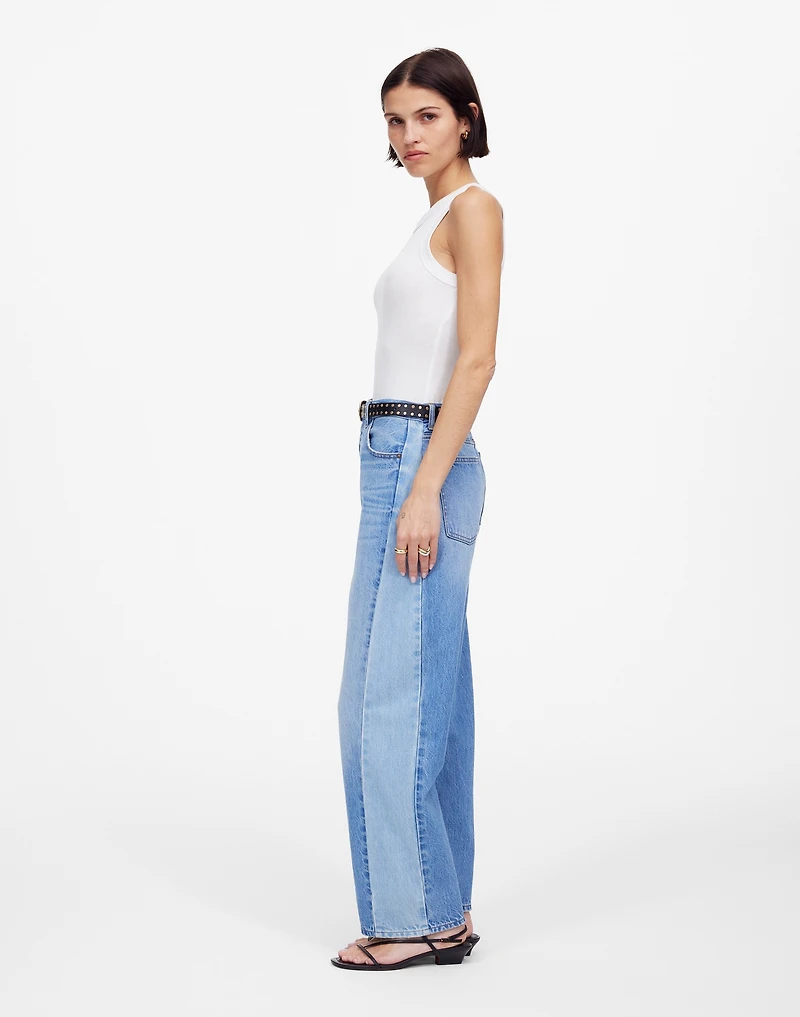 Pieced Barrel-Leg Jeans | Madewell