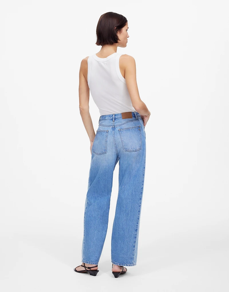 Pieced Barrel-Leg Jeans | Madewell