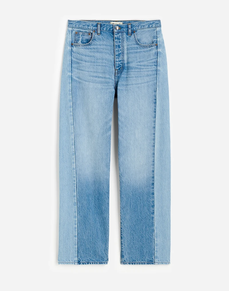 Pieced Barrel-Leg Jeans | Madewell
