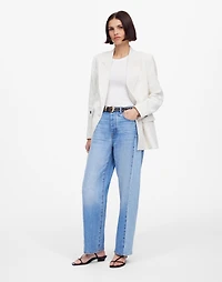 Pieced Barrel-Leg Jeans | Madewell